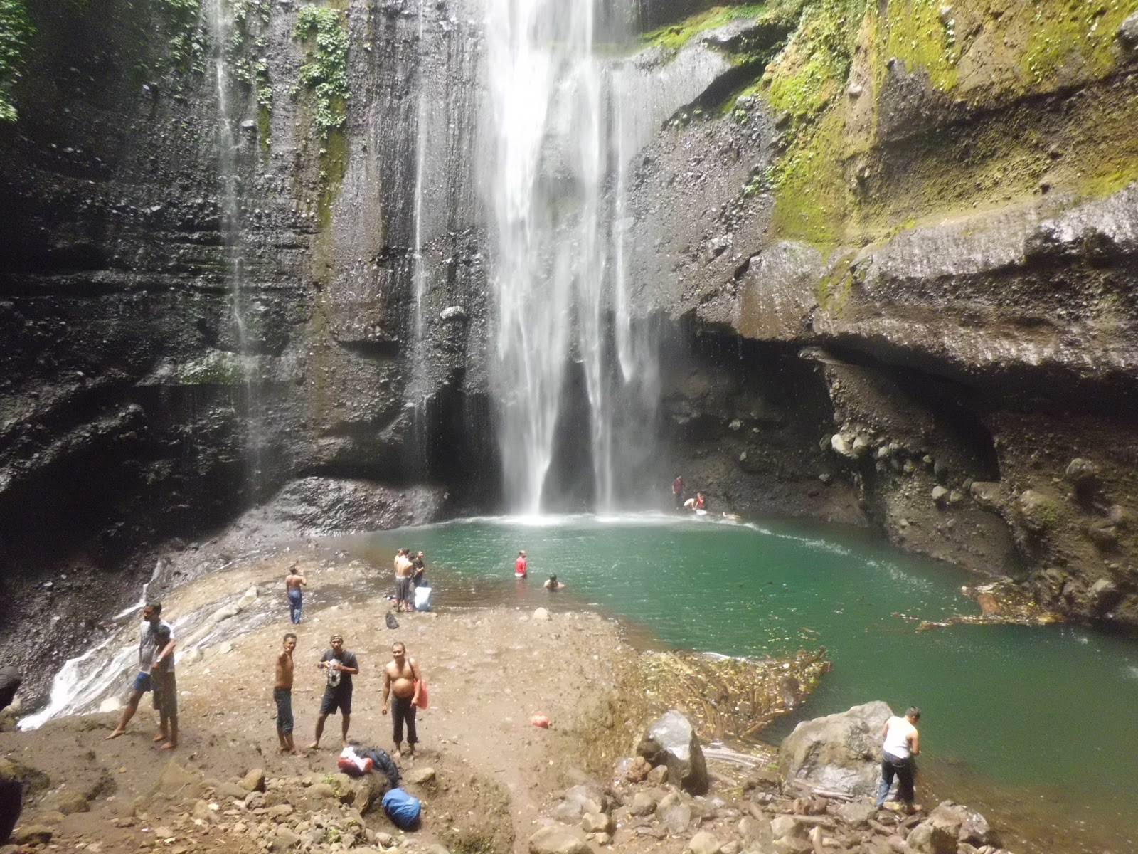 Madakaripura waterfall deep pool