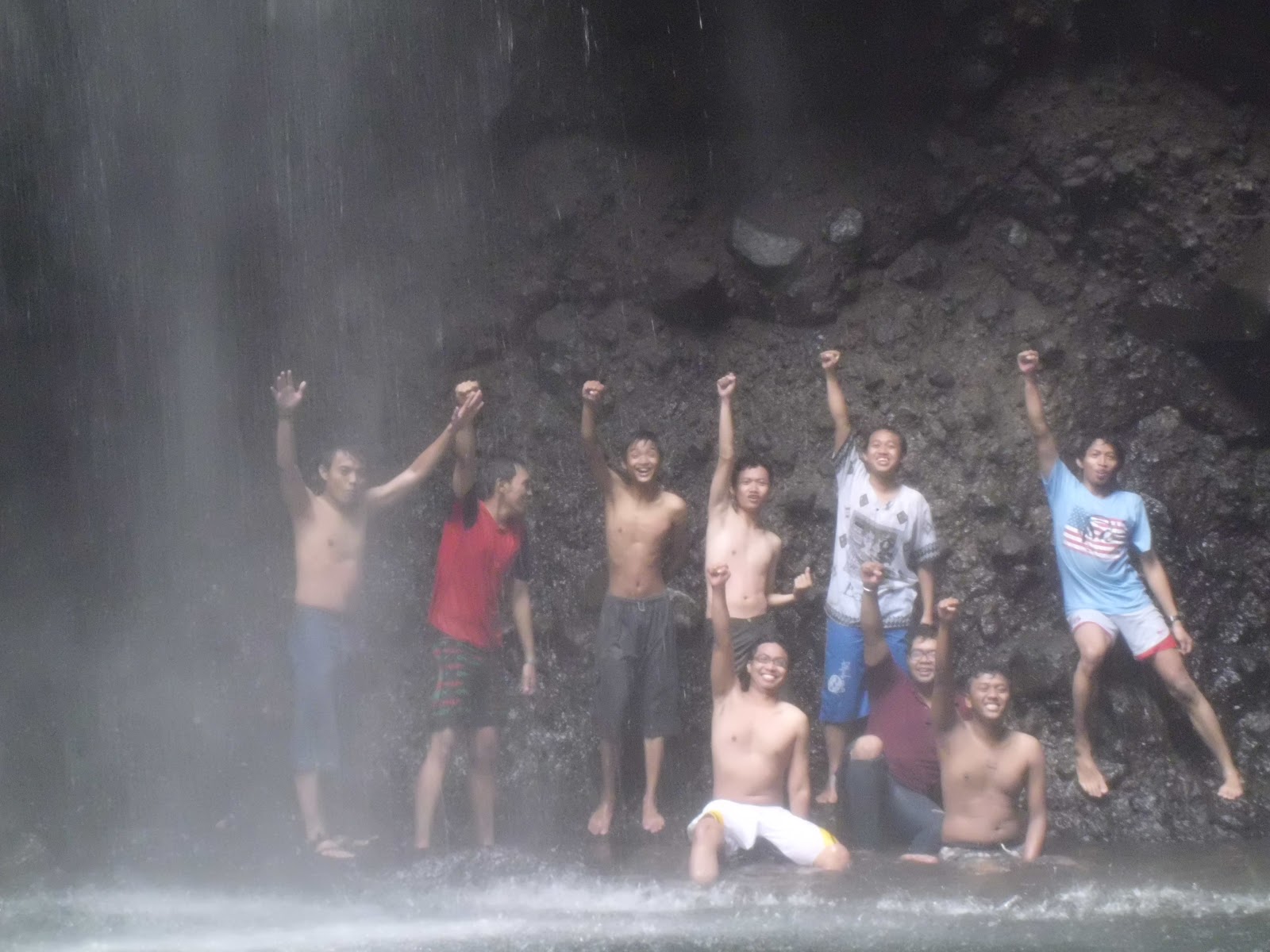 Behind Madakaripura waterfall meditation cave